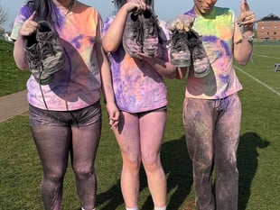 Dash of colour for college charity fund-raiser