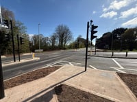 Controversial traffic lights work completed
