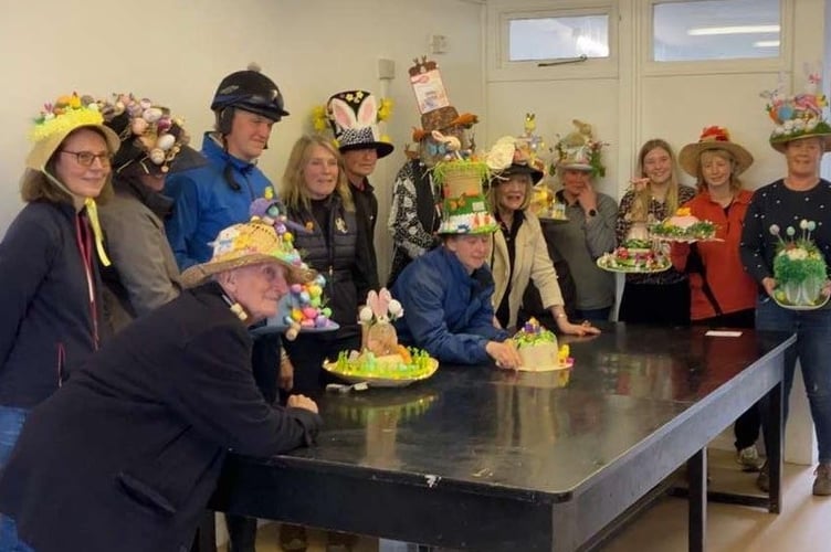 The Easter bonnet 'parade'