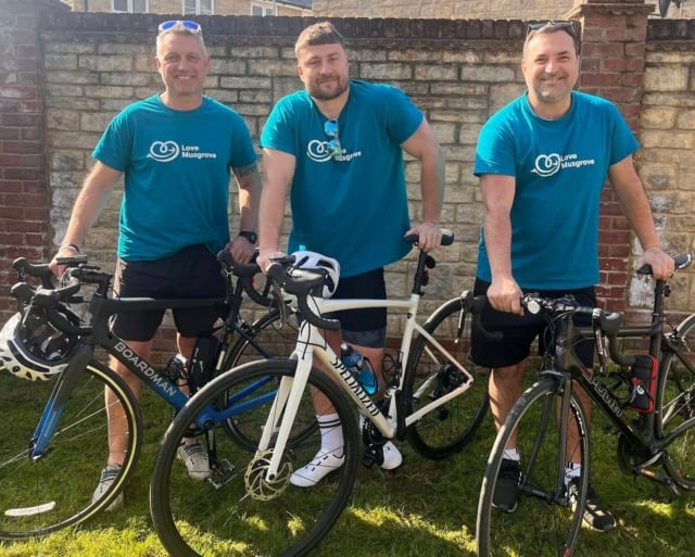 John and mates in ride from London to Paris 