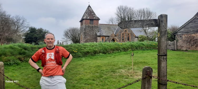 Former Exmoor man Alex Lethbridge has raised more than £10,000 toward his £12,000 target in support of Cure Parkinson's when he runs the Devon to exmoor coast to coast ultra marathon.