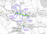 Village road closing for sewage pipe enhancement