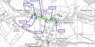 Village road closing for sewage pipe enhancement