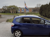 Pensioner's flagpole with EU flag felled