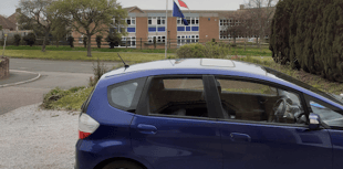 Pensioner's flagpole with EU flag felled