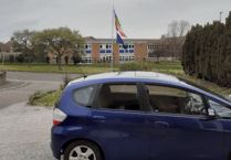 Political statement or pure vandalism puzzle as Minehead woman's flagpole damaged