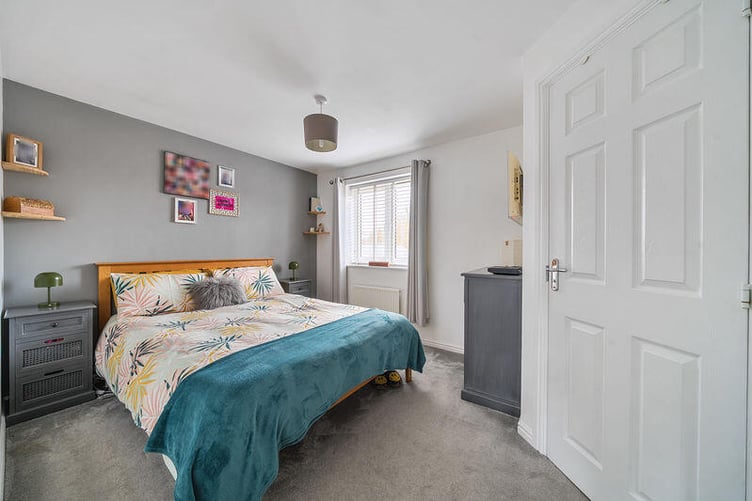 There are three bedrooms with a family bathroom