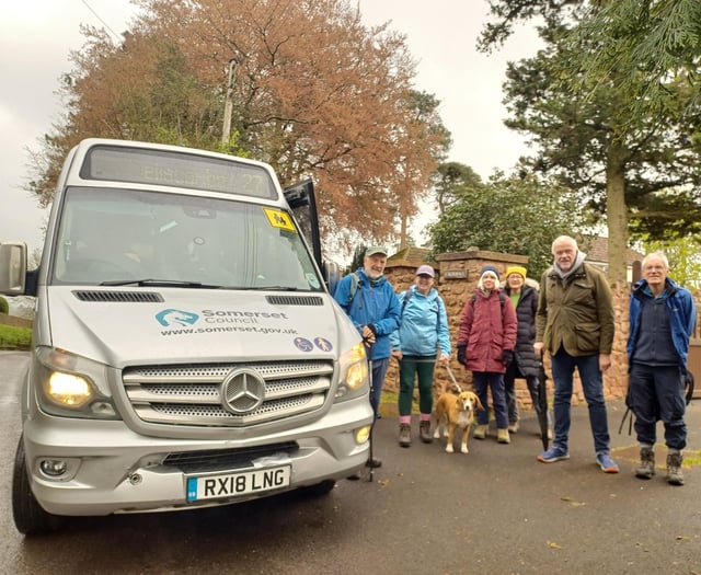 First anniversary celebrated for two-towns bus link