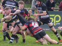 Barbarians' second string in eight-try spree 