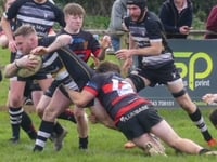 Barbarians' second string in eight-try spree 