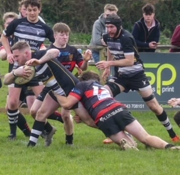 Ollie Parfitt - hat-trick of tries for Babas' second string