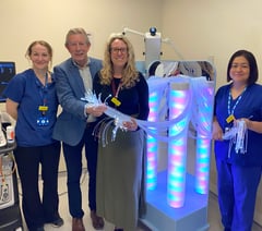 Sensory machine making young heart scans easier