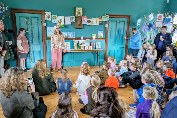 This year's Communi-Tree art competition was judged at Periton House by a panel of local experts.