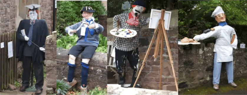 Scarecrows return for village festival