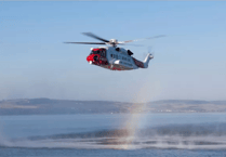 Coastguard helicopter in midnight rescue of sick runner from remote part of Exmoor