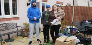 House flood leaves family living upstairs