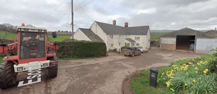 Escott Farm, Stogumber, is to be rebuilt on the other side of Escott Lane.