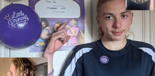 Schoolboy grows hair for five years for charity