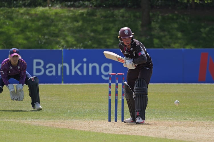 Anika Learoyd who was one of three half centurions for Somerset