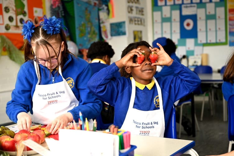 Tesco is doubling its offer of free fruit and vegetables for schools.