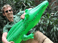 Coast to coast run in Crocs for crocodile house