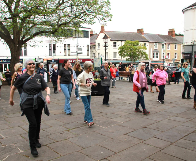 Line dancing flashmob event connects globally