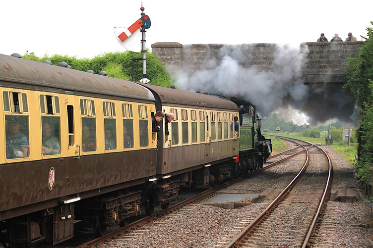 It was full steam ahead on the West Somerset Railway as its autumn gala saw the season’s end move closer. PHOTO: George Ody.