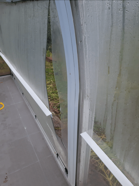 Some of the damage caused to St Michael's School swimming pool, in Minehead.