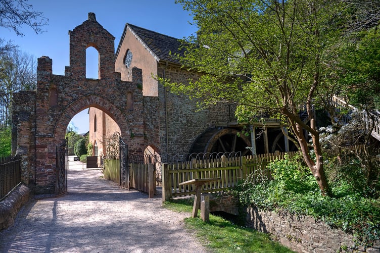 Dunster watermill's arch. PHOTO: Dave Wood.