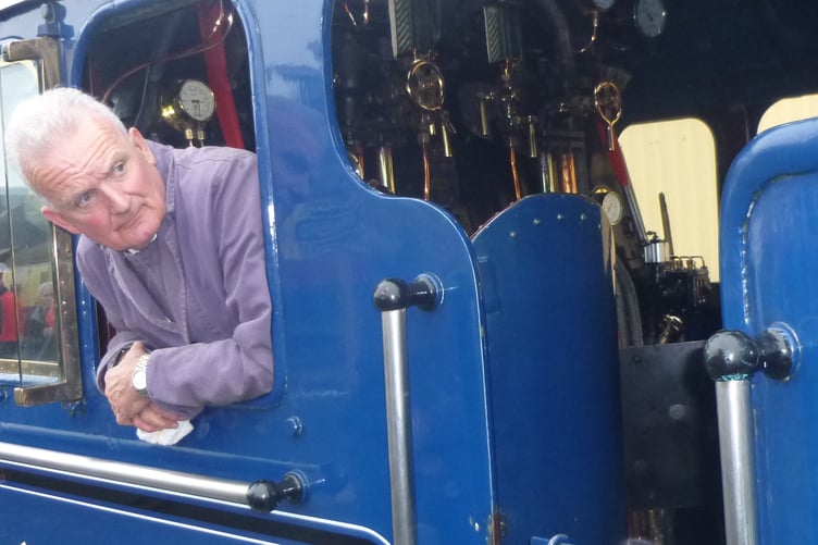 Reader's picture: The Driver of The Sir Nigel Gresley at the Spring Steam Spectacular in Minehead. PHOTO: David Edwards