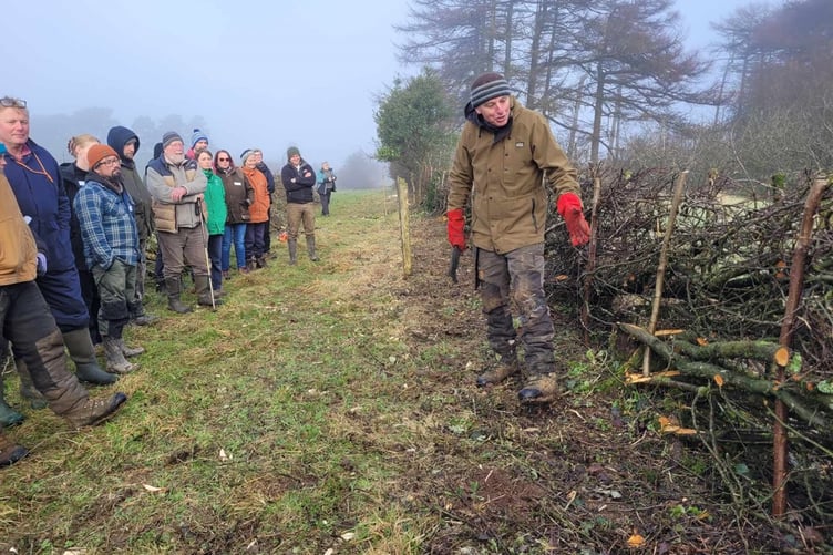 A hedgelaying course hosted previously by CPRE Avon and Bristol