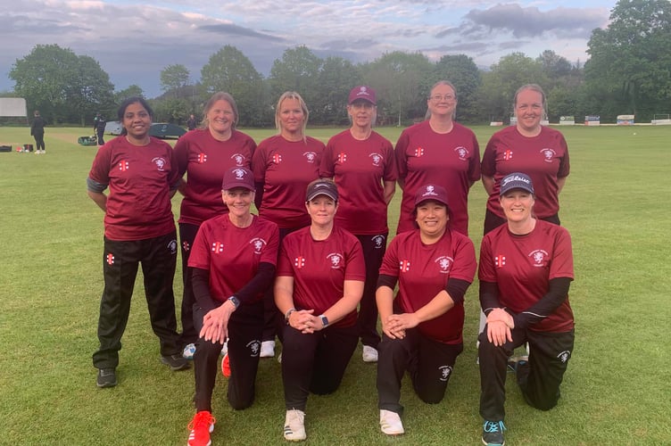 Back row, from left: Swapna Varghese, Becky Matthews, Sarah Feltham, Jenny Cockayne, Lucie Hopkins and Katie Rudd (WK); front: Emma Gray, Liz Basson (capt), Michelle Ho and Heidi Hutchings Missing: Melissa Thompson