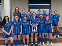 Minehead Women celebrate winning county league 