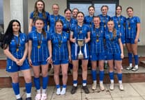 Minehead Women celebrate winning county league