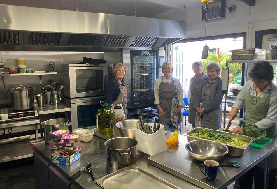 Charity which supplies 500 meals a week marks two years at new base