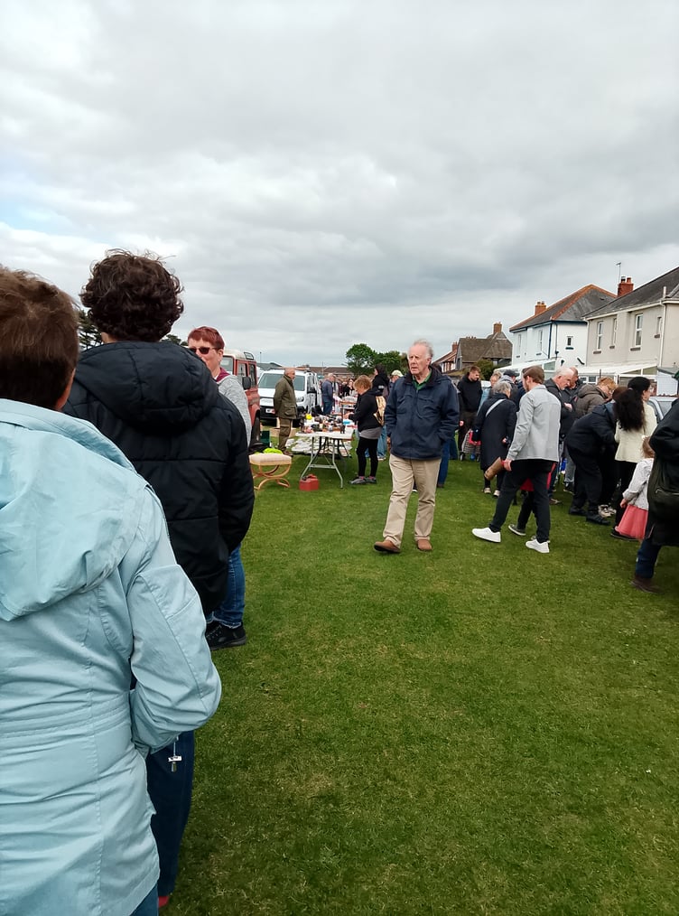 The first car boot sale in Watchet War Memorial Recreation Ground proved to be a big success.