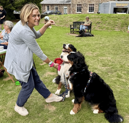 The winner of last year's Dulverton family dog show ‘best in show’ award.