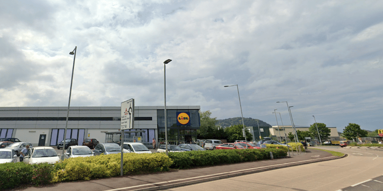 Lidl's Minehead supermarket was closed for a short time on Saturday after a man was found dead by staff arriving for work at 5 am.