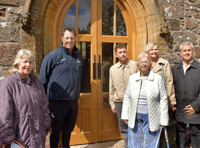 Church doors tribute to legendary cricketer