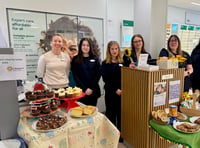 Optician's bake-off boosts hospice funds