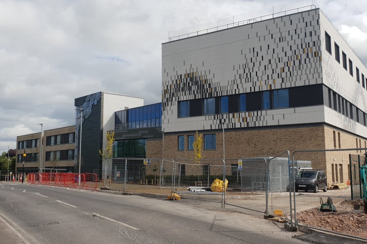 Musgrove Park Hospital's new surgical centre has been shortlisted for an architectural award.