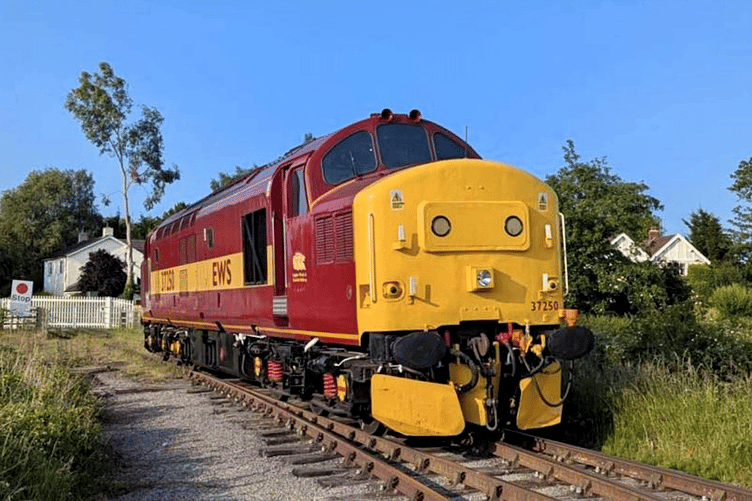 Class 37 No. 37250 diesel engine will be in action at the West Somerset Railway's diesel festival in June.