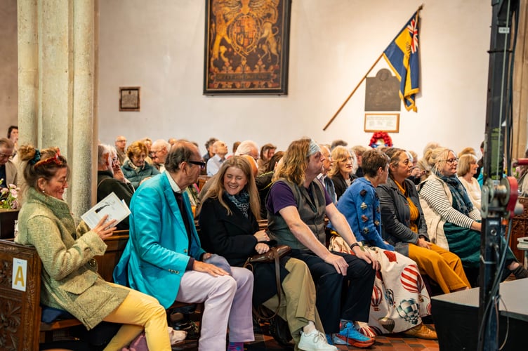 One of last year's Dunster Festival concert audiences.