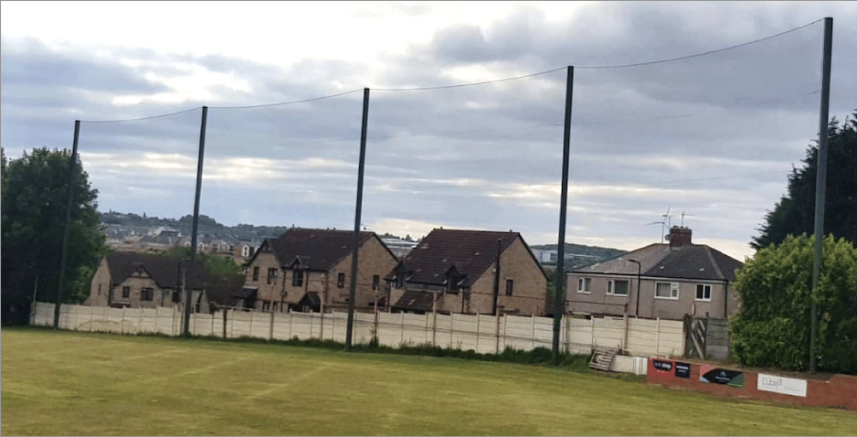Owzat! Taller nets to catch cricket balls