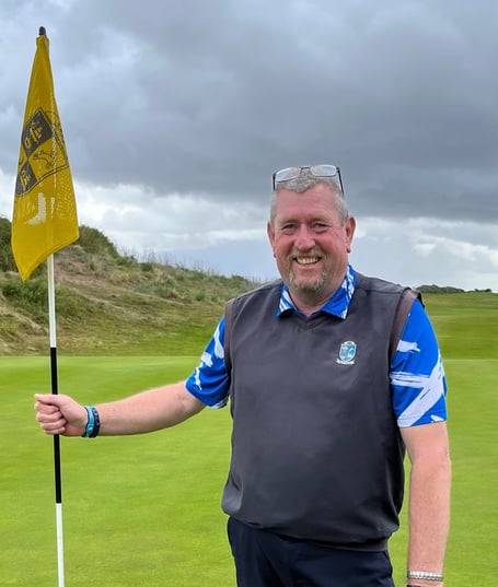 Dave Oatridge, winner of the third round of the Marshall Cup