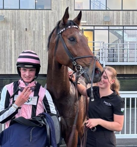 Jockey Rian Corcoran at Worcester.