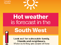 DANGER: Heat alert raised to amber across West