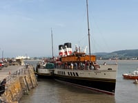 Nostalgic return for last paddle steamer