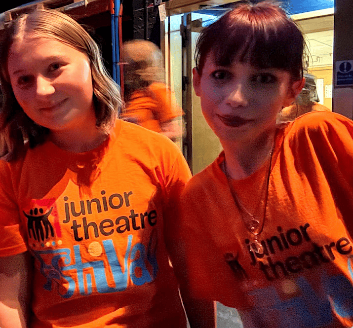Minehead M.A.D.S youth theatre pair Abi Jackson and Eliza Gibbs were selected for the MTI Junior Theatre Festival's all stars workshop.