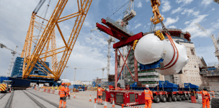 Second nuclear reactor put into place